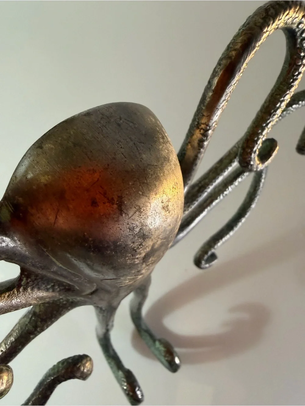 Original Anthropologie Octopus Wall Hook in heavy metal made in India from 2012
